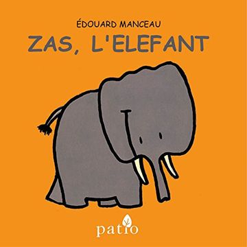 portada Zas, l'elefant (Infantil Patio (catalan))