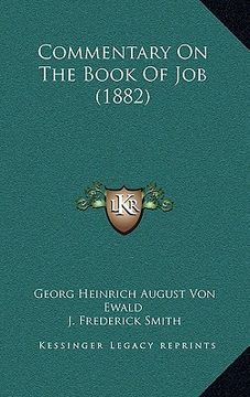 portada commentary on the book of job (1882) (en Inglés)