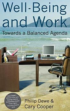 portada Well-Being and Work: Towards a Balanced Agenda (Psychology for Organizational Success) (en Inglés)