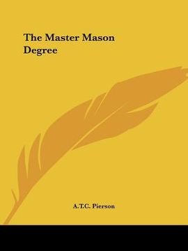 portada the master mason degree (en Inglés)