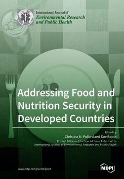 portada Addressing Food and Nutrition Security in Developed Countries (en Inglés)