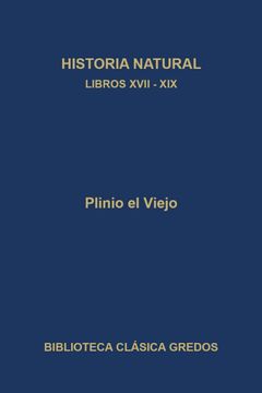 portada Historia natural. Libros XVII-XIX