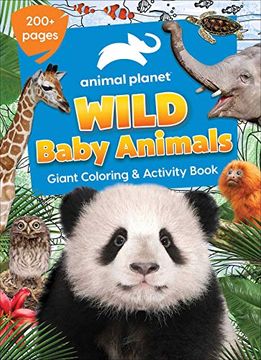 portada Wild Baby Animals Coloring Book (Jumbo Coloring Book) (en Inglés)