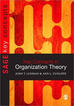 portada Key Concepts in Organization Theory (en Inglés)