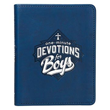 portada One-Min Devotions for Boys Lux-Leather 