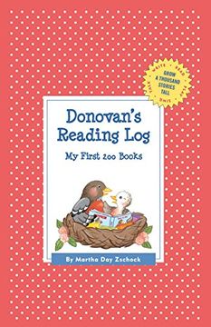 portada Donovan's Reading Log: My First 200 Books (Gatst) (Grow a Thousand Stories Tall) (in English)