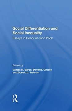portada Social Differentiation and Social Inequality: Essays in Honor of John Pock (in English)
