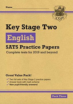 portada New ks2 English Sats Practice Papers: Pack 3 (For the Tests in 2019) (Cgp ks2 Sats Practice Papers) (en Inglés)