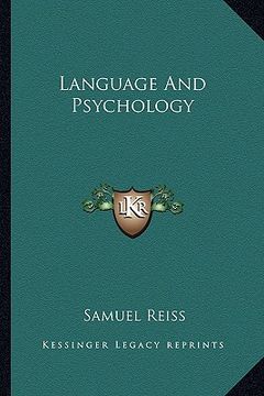 portada language and psychology (en Inglés)