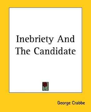 portada inebriety and the candidate (en Inglés)