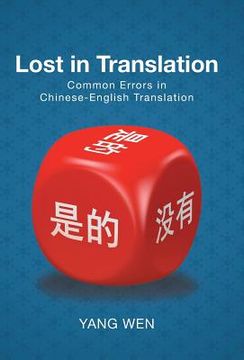 portada Lost in Translation: Common Errors in Chinese-English Translation (en Inglés)