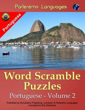 portada Parleremo Languages Word Scramble Puzzles Portuguese - Volume 2 (en Portugués)
