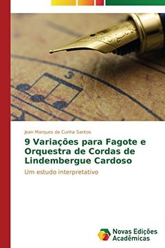 portada 9 Variacoes Para Fagote E Orquestra de Cordas de Lindembergue Cardoso