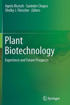 portada Plant Biotechnology: Experience and Future Prospects (en Inglés)