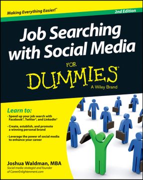 portada Job Searching With Social Media for Dummies, 2nd Edition (in English)