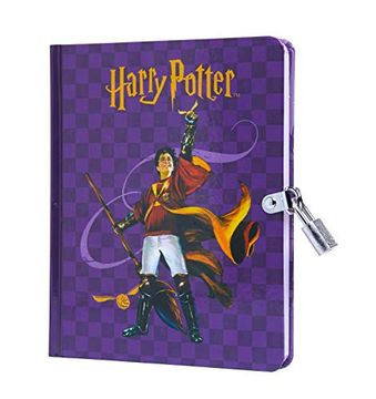 portada Harry Potter Qudditch Lock & key Diary (Lock and Key) (en Inglés)