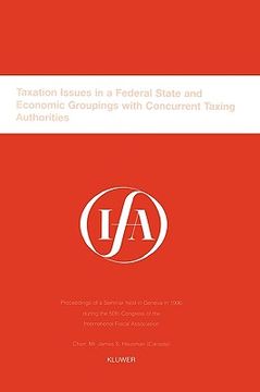 portada ifa: taxation issues in a federal state and economic groupings (en Inglés)