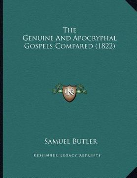 portada the genuine and apocryphal gospels compared (1822) (in English)