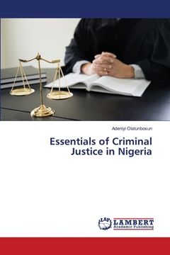 portada Essentials of Criminal Justice in Nigeria (en Inglés)