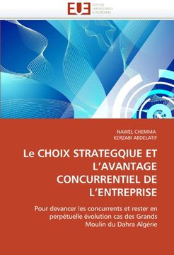 portada Le Choix Strategqiue Et L'Avantage Concurrentiel de L'Entreprise