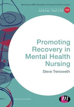 portada Promoting Recovery in Mental Health Nursing (en Inglés)