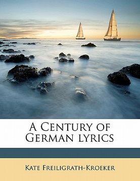 portada a century of german lyrics (en Inglés)