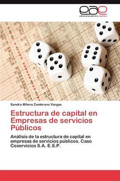 portada estructura de capital en empresas de servicios p blicos