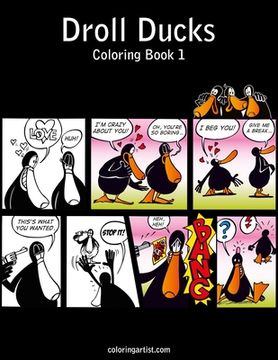 portada Droll Ducks Coloring Book 1 (en Inglés)