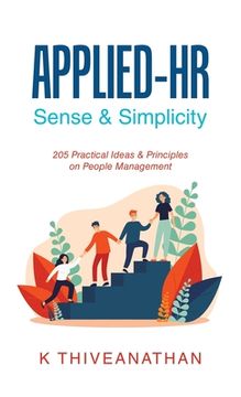 portada Applied-Hr: Sense & Simplicity: 205 Practical Ideas & Principles on People Management (en Inglés)