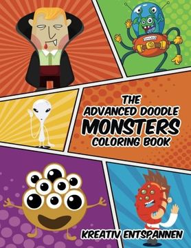 portada The Advanced Doodle Monsters Coloring Book