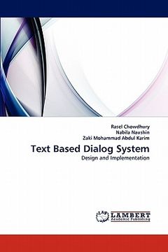 portada text based dialog system (en Inglés)