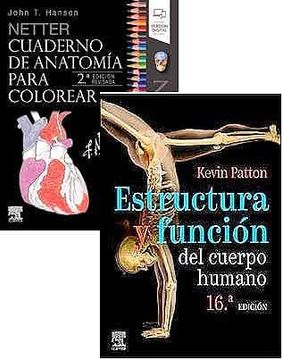 portada Lote Netter Cuaderno de Anatomía Para Colorear + Estructura y Función del Cuerpo Humano