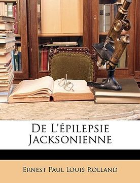 portada de l'Épilepsie Jacksonienne (en Francés)