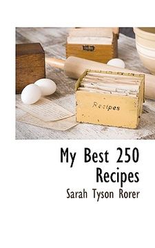 portada my best 250 recipes (en Inglés)