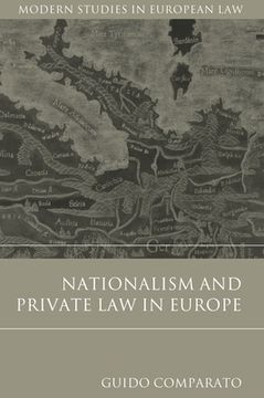 portada Nationalism and Private Law in Europe (en Inglés)
