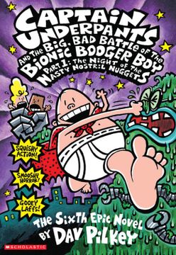 portada Captain Underpants and the Big, bad Battle of the Bionic Booger Boy, Part 1 (en Inglés)