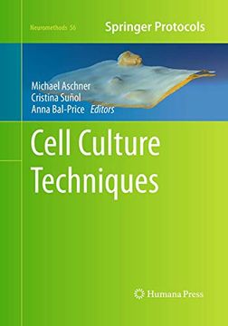 portada Cell Culture Techniques (Neuromethods, 56) (en Inglés)