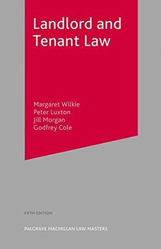 portada Landlord and Tenant law (Palgrave law Masters) (en Inglés)