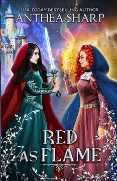 portada Red as Flame: A Dark elf Fairytale (The Darkwood Trilogy) (en Inglés)