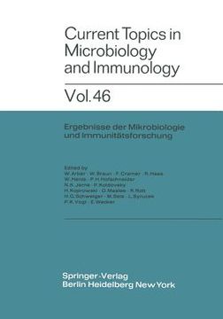 portada current topics in microbiology and immunology / ergebnisse der mikrobiologie und immunitatsforschung (en Alemán)