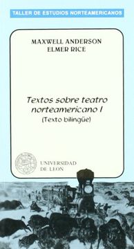 portada Textos Sobre Teatro NorteAméricano I. (Taller de Estudios NorteAméricanos, 13) (in Spanish)