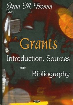portada grants: introduction, sources and bibliography (en Inglés)