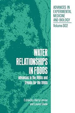 portada Water Relationships in Foods (in English)