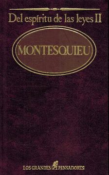 portada Grandes Pensadores los t 40 ch l Montesquieu