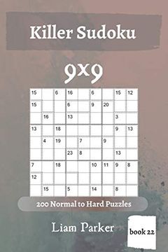 portada Killer Sudoku - 200 Normal to Hard Puzzles 9x9 (Book 22) (in English)