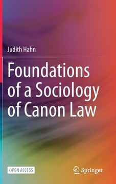 portada Foundations of a Sociology of Canon Law 