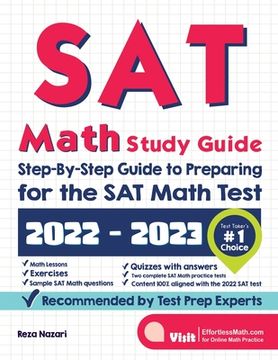 portada SAT Math Study Guide: Step-By-Step Guide to Preparing for the SAT Math Test (in English)