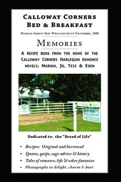 portada Memories: Recipes from Calloway Corners, Louisiana (en Inglés)