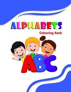 portada Alphabets Colouring Book: For Kids 4-8 (en Inglés)