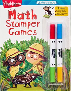 portada Highlights Learn-And-Play Math Stamper Games (in English)